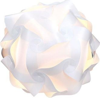 OEM L&aacute;mpara De Puzle Con Pantalla - L&aacute;mpara De Techo O De Mesita De Noche - Luz Blanca - Tama&ntilde;o Xl - 30 Piezas, 15 Dise&ntilde;os - Di&aacute;metro Aprox. 40 Cm