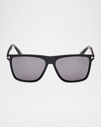 Tom Ford Mens Fletcher Acetate Square Sunglasses