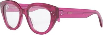 Celine Optisch Montuur - unisex - Brillen - Roze - ONE Size - Accessoires