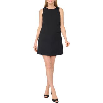 Ted Baker Sleeveless Cotton Blend Sheath Dress in Rich Black at Nordstrom Rack, Size X-Large