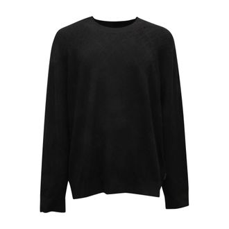 Armani Round-neck Knitwear, male, Green, Size: 2XL Jet Set Pullover