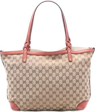 Gucci Pre-owned Gucci Medium GG Canvas Craft Tote Ladies 247209 493075