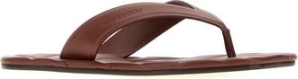 J.W.Anderson Leather Thong Slipper - Brown