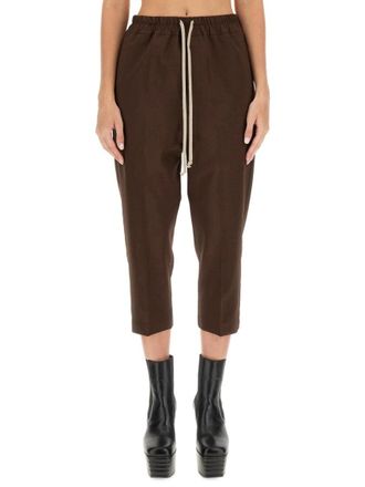 Rick Owens Drawstring Astaires Cropped Pants