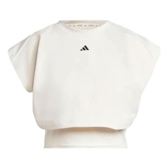 adidas (WMNS) adidas Power Boxy French Terry 3-Stripes Tank Top Asia Sizing White IW3188