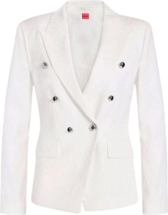 HUGO BOSS Blazer - Dames - Blazers - Wit - M - Jassen