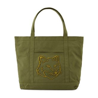 Maison Kitsuné Fox Head Large Shopper Bag