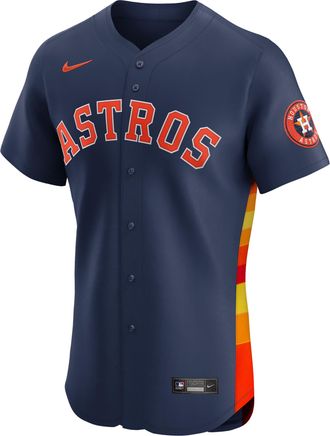 Nike Jose Altuve Houston Astros Nike Mens Dri-FIT ADV MLB Elite Jersey in Blue | 9B10HUA2HU9-AXD