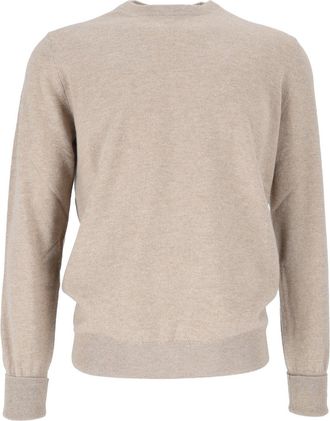 Ballantyne Cashmere Ribbed Round Neck Sweater
