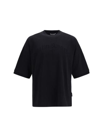 Palm Angels Black Crew Neck T-Shirt