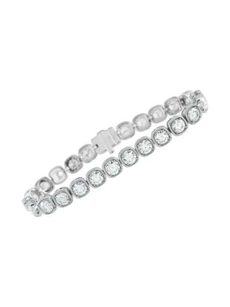 Luxury Bazaar Bracciale con diamanti - Argento