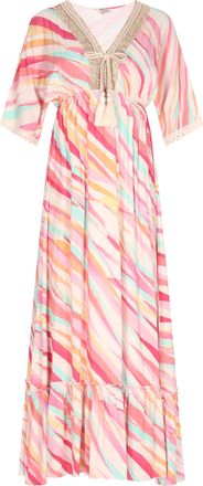 Izia Jurk Dames Roze Veelkleurig