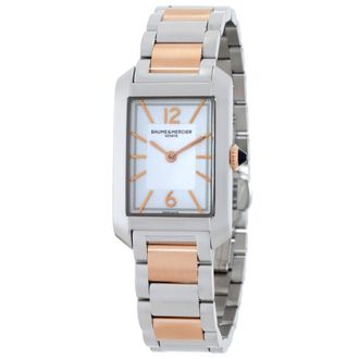 Baume & Mercier Hampton Quartz White Dial Ladies Watch M0A10751