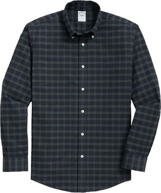 Brooks Brothers Camicia tartan - Blu