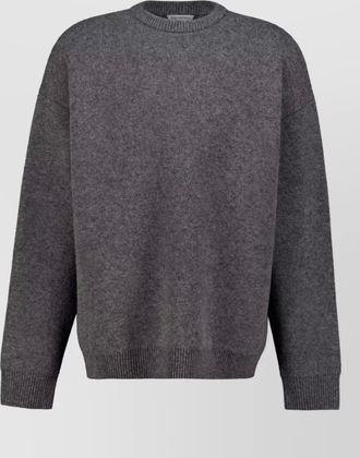 Balenciaga oversized wool crewneck jumper