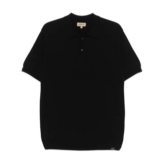 Woolrich Polo Shirts, male, Black, Size: 2XL Polo Shirt