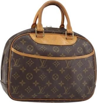 Louis Vuitton Pre-owned Canvas Handtas - Dames - Vintage Handtas - Bruin - ONE Size - Vintage