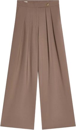 Dries Van Noten Pantaloni plissé - Marrone