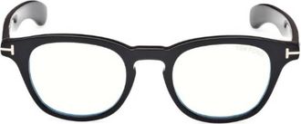 Tom Ford Blue Light Block Oval Mens Eyeglasses FT5976-B 001 47