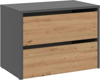 Hucoco Hucoco - monz - Mueble zapatero modular - Dimensiones 60x36x44 cm - 2 puertas plegables