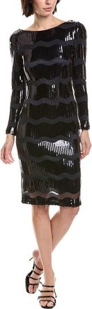 Nanette Lepore Mesh & Sequin Midi Dress