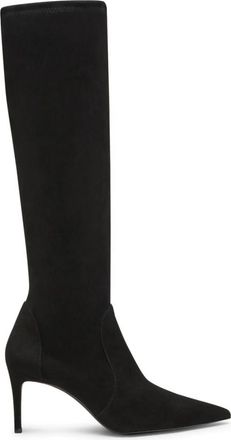 Stuart Weitzman Power Boot 75 - Dames - Laarzen met Hak - Zwart - 37 EU - Schoenen