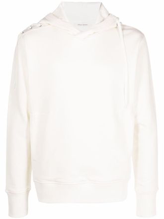 Craig Green lace-up detail hoodie - men - Cotton - M - White