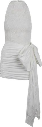 Rotate Bow Dress - Dames - Feestkleedjes - Wit - XS - Kleedjes