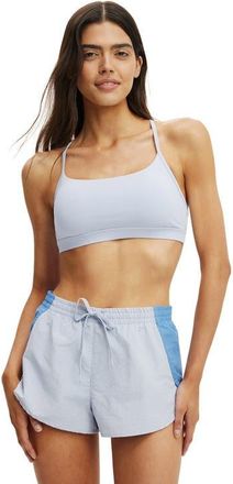 Cotton On Womens Active 365 Keyhole Crop in Violet Blue at Nordstrom, Size Xx-Small