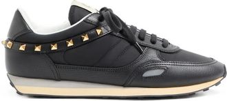 Valentino Garavani Black Studded Sneakers