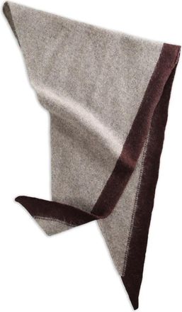 Margaret Howell Sciarpa con design color-block - Grigio