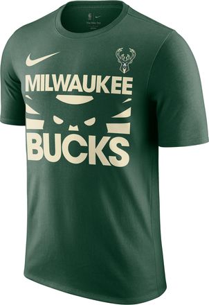 Nike Milwaukee Bucks Courtside Nike Mens NBA T-Shirt in Green | HQ0594-323
