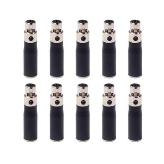 OEM Adaptador Convertidor De Se&ntilde;al De Alta Fidelidad Para 10 Conectores De Audio Xlr, De 3 Pines Macho A 4 Pines Hembra, Apto Para Micr&oacute;fonos