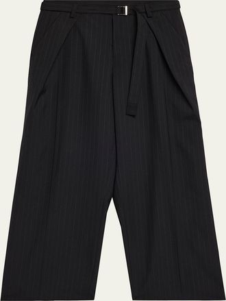 sacai Chalk Stripe Wool Pants