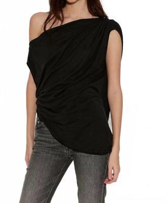 Free People Cascadia Tunic Top In Black