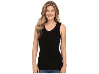 Norma Kamali Racer T-Shirt Womens Sleeveless Black : XL (Womens 10), Jersey/Polyester/Spandex