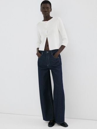 Mango Cardigan maglia bottoni gioiello grezzo - Donna - XXS - MANGO