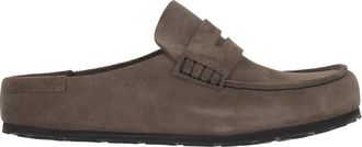Birkenstock Naples Instappers met Smalle Pasvorm - Heren - Slip ons - Bruin - 41 EU - Su&egrave;de - Schoenen