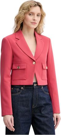 Benetton Blazer de un solo bot&oacute;n - Jackets - Mujer - Rojo - S