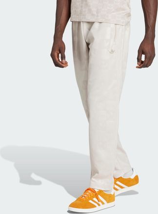 adidas Originals ADIDAS Originals Mens Monogram All Over Print Regular Track Pants - Beige - Size X-Large
