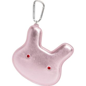 Sandy Liang X-Large Terminator Metallic Leather Bag Charm in Pink at Nordstrom