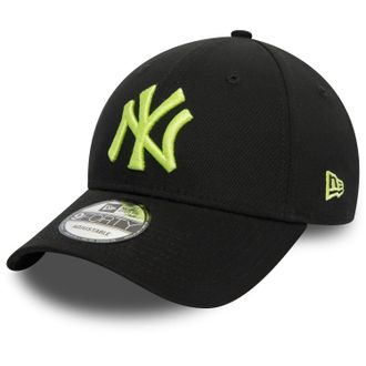 New Era 9Forty Strapback Cap - New York Yankees Black Yellow
