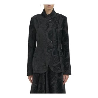 Marc Le Bihan Giacca in Viscosa Broccato - - Jackets - Donna - Nero - M