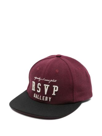 A Gold E RSVP baseball cap - men - Wool/Acrylic - One Size - Red