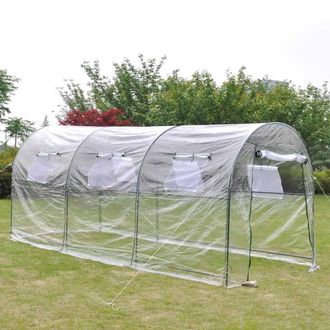 Berkfield Home Outdoor Greenhouse Large Portable Gardening Plant Hot House