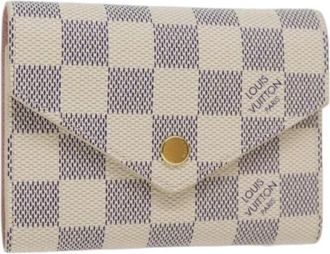 Louis Vuitton Pre-owned Canvas wallets - Dames - Vintage Accessoires - Wit - ONE Size - Vintage