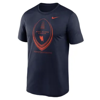 Nike Auburn Primetime Football Icon Legend Nike Mens Dri-FIT College T-Shirt in Blue | NKGK41SAUN-3BJ