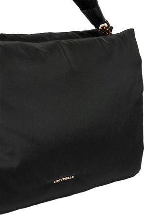 Coccinelle Womens Handbag Black Polyester Cowhide