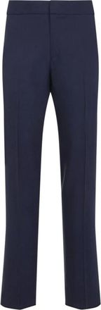 Ermenegildo Zegna Oasi Linen Pants - Heren - Slim Fit Broeken - Blauw - L - Linnen - Broeken