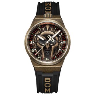 Bomberg Watches Mens BOLT-68 Neo Spartacus 43mm Quartz Watch BF43H3PBR.02-2.12